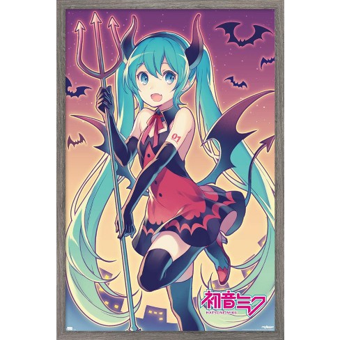 Trends International Hatsune Miku - Bats Framed Wall Poster Prints - image 1 of 4