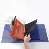 Paaaawaters Binder Pencil Pouches, Pencil Pouch for 3 Ring Binder, Clear Window Zipper Pencil Case Bluk 10 Pack 5 Colors - 3 of 4