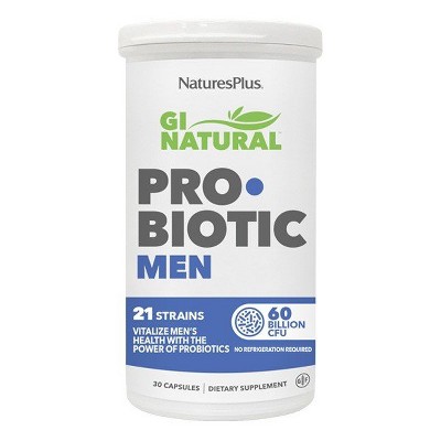 GI Natural Probiotics Mens by Nature's Plus  -  30 VegCap