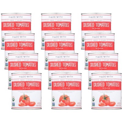 Made With Organic Crushed Tomatoes - Case of 12/28 oz