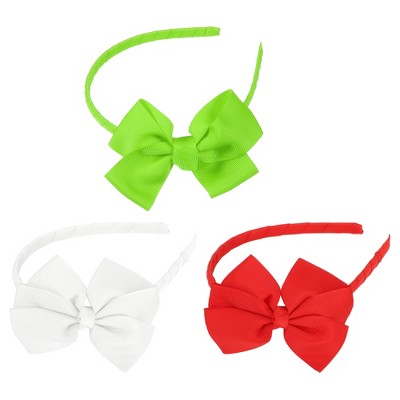 Unique Bargains Non-slip Fashion Bowknot Headband 0.35" Wide 3 Pcs