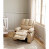 Electric Massage Recliner, Heat, 360° Swivel, Zero Gravity, 400lb, PU - 4 of 4