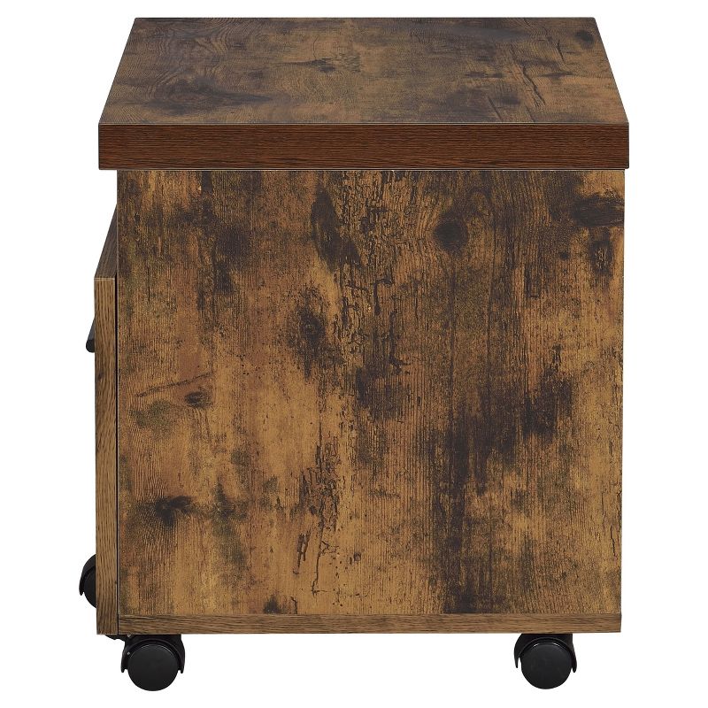 1 Drawer File Cabinet Oak - Acme Furniture, 6 of 7