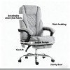 TopComfy Accent Chairs Heated Reclining Chair Massage Office Chair with Adjustable Height Comfortable Chair for Office, Gray, 26.5"*28.3"*46.8" - 4 of 4