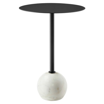 Modway Aliza Round Acacia Wood Side Table