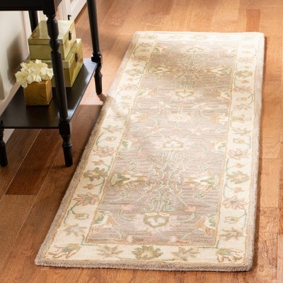 Heritage Brown and Ivory Hand-Tufted Wool Area Rug