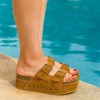 CUSHIONAIRE Women's Guru Genuine Leather footbed platform sandal with +Comfort, Wide Widths Available - 4 of 4