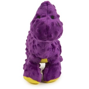 goDog Dinos Bruto Squeaky Plush Dog Toy, Chew Guard Technology,  Purple, Large - 1 of 4