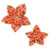 The Worthy Dog Candy Corn Ghouls Flower - Adjustable Pet Collar Accessory - 4 of 4