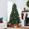 Best Choice Products Premium Spruce Artificial Christmas Tree w/ Easy Assembly, Metal Hinges & Foldable Base - image 2 of 4