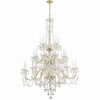 Crystorama Lighting Traditional Crystal 25 - Light Chandelier in  Polished Brass - 2 of 4