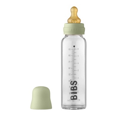 Bibs Baby Glass Bottle with Latex Nipple