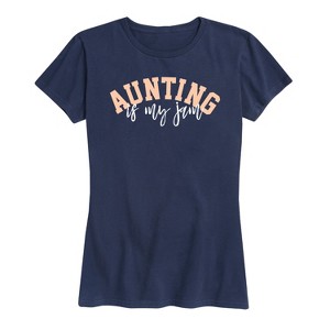 Women's - Instant Message - Aunting Is My Jam Short Sleeve Graphic T-Shirt - 1 of 4