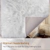 LOCHAS Super Soft Round Seat Cushion Faux Fur - 3 of 3