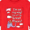 Boys' - Dr. Seuss - I'm On My Way Long Sleeve Graphic T-Shirt - 2 of 4