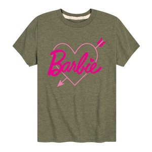 Boys' - Barbie - Barbie Arrow Heart Logo Short Sleeve Graphic T-Shirt - 1 of 4