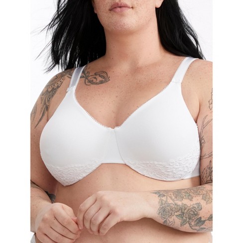 BRAND NEW BOXED MEDIUM (36-38) WHITE JML BELVIA SEAMLESS BRA, ULTRA  COMFORTABLE 