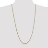 Black Bow Jewelry 1.5mm 10k Yellow Gold Solid Franco Chain Necklace - 2 of 4