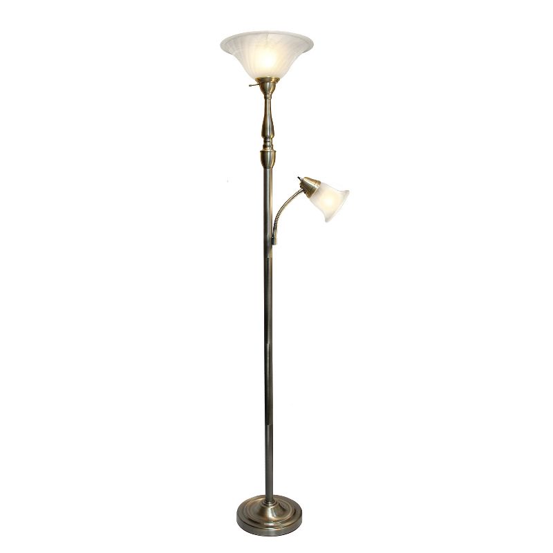 71" 2-Light Mother Daughter Floor Lamp - Elegant Designs, 3 of 7