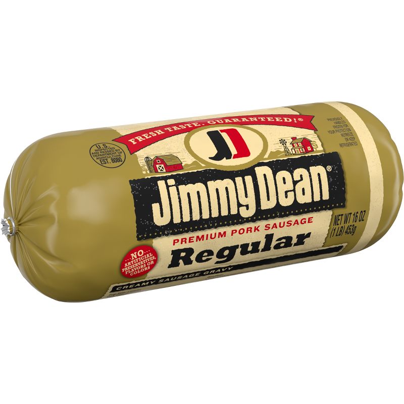 Jimmy Dean Regular Pork Sausage Roll - 16oz, 6 of 8