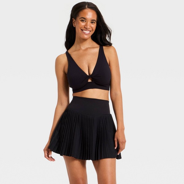 Falda short plisada de cintura alta de tejido para mujer - All In Motion™ 3