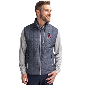 Los Angeles Angels Cutter & Buck Rainier PrimaLoft® Mens Big and Tall Eco Insulated Full Zip Puffer Vest - 1 of 1
