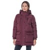 Women's Winter Puffer Parka Coat - S.E.B. By SEBBY - 3 of 4