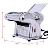 Garvee Electric Pasta Makers, Adjustable Thickness Stainless Steel Noodle Maker, Noodle Maker with 3 Blades 2.5mm Round, 4mm Flat, 9mm Wide for Home - 2 of 4