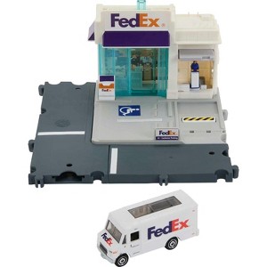 Matchbox Action Drivers FedEx Package Center  w/FedEx Delivery Truck 1:64 Scale Playset - 1 of 4