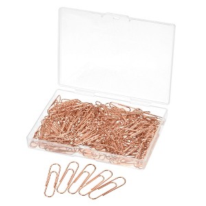 Unique Bargains Small Metal Prevent Tearing Pages Home Office Paper Clip - 1 of 4