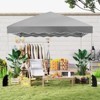 Tangkula 10 X 10 FT Pop up Canopy Tent Portable Foldable Patio Shelter w/ Wheeled Bag - 4 of 4