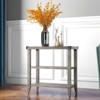 Jojoka Sofa Side, Narrow End Table with Storage Shelf for Small Spaces for Living Room, Couch, Hallway, Foyer, Kitchen Counter - 4 of 4