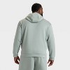 Men's Sleek Spacer Hoodie Sweatshirt - All In Motion™ - 2 of 3