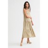 August Sky Women's Sleeveless Solid Color Midi Dress - 3 of 4