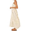 Womens Dress Summer Strappy Cami Backless Striped Maxi Flowy Sundress - 3 of 4