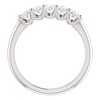 Pompeii3 1 1/2Ct Oval Moissanite Marquise Wedding Ring in White, Yellow or Rose Gold - 4 of 4
