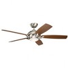 Kichler Lighting Geno 1 - Light Ceiling Fan in  Stainless Steel - 3 of 4