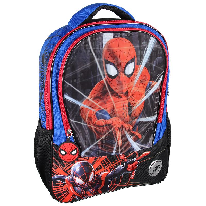 Marvel Spider-Man And Miles Morales Light-Up Web Slinger Travel Backpack 16" Multicoloured, 1 of 7