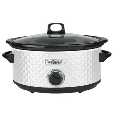 Brentwood 1.5 Qt Slow Cooker In White : Target