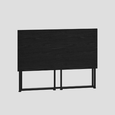Black Particle Board Foldable Computer Desk
