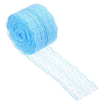 Unique Bargains Non-stretch Lace Trim Ribbon for Party Gift Decoration