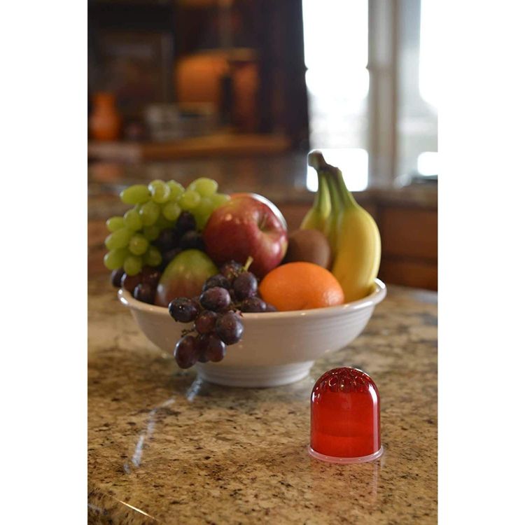 RESCUE! Indoor Non-Toxic Reusable Fruit Fly Trap with Liquid Attractant - 3 Pack (3 Traps), 2 of 4