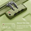 FATMOON Set of 3 Luggage ABS,Hardshell Hardside Lightweight Durable Suitcase sets,Spinner Wheels Suitcase with TSA Lock 20''24''28'' - 4 of 4