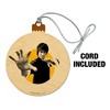 Bruce Lee Walk On Wood Christmas Tree Holiday Ornament - 2 of 4