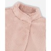 Deux par Deux Girl Fake Fur Short Jacket Pink - 4 of 4