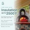 HOME INTUITION - 12" x 24" Ceramic Fiber Insulation Blanket Sheet 1" Thick, Fire Rated - 4 of 4