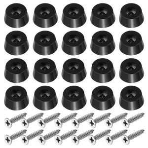Unique Bargains Non Slip Rubber Durable Corrosion Resistant Furniture Pads 20 Pcs - 1 of 4