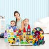 PICASSO-TILES 300 PC Magnetic Tiles, Magnetic Building Blocks Toys for Kids, Magnet for Kids 3+ - 2 of 4