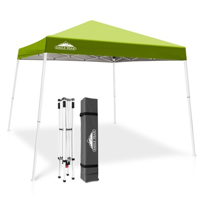 EAGLE PEAK Slant Leg Pop-up Canopy Tent Easy One Person Setup Instant Outdoor Beach Canopy Folding Portable Sports Shelter