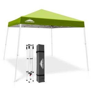EAGLE PEAK Slant Leg Pop-up Canopy Tent Easy One Person Setup Instant Outdoor Beach Canopy Folding Portable Sports Shelter - 1 of 4